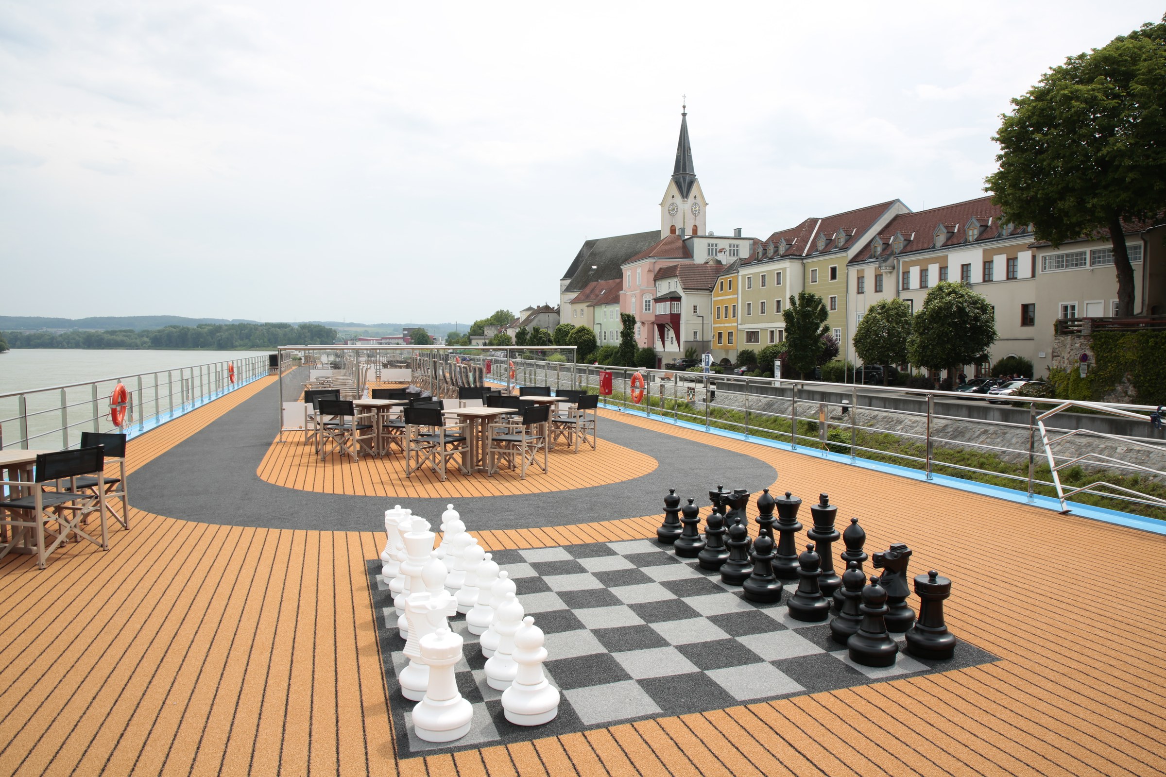 AmaLea Sun Deck with giant chess