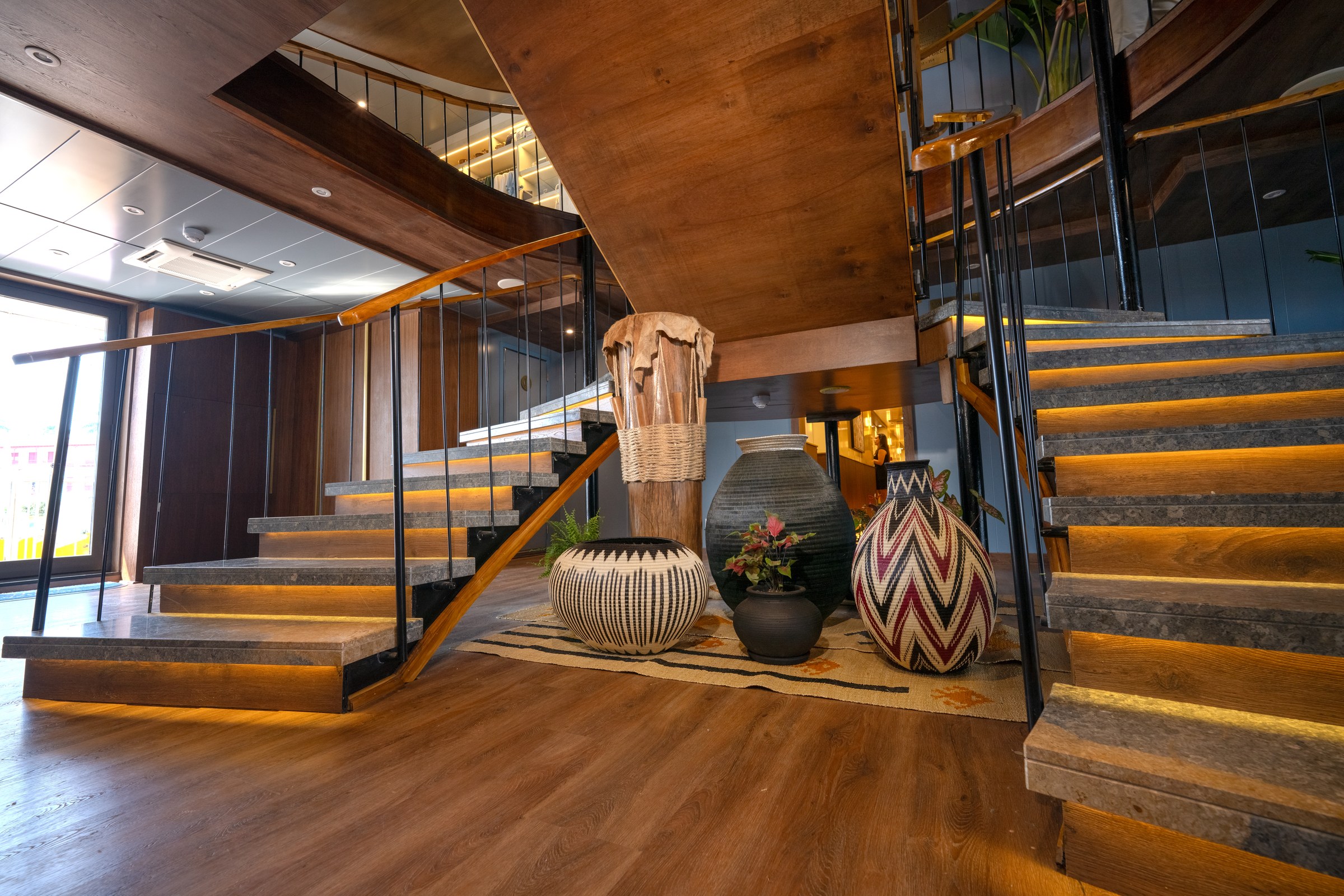 AmaMagdalena reception staircase