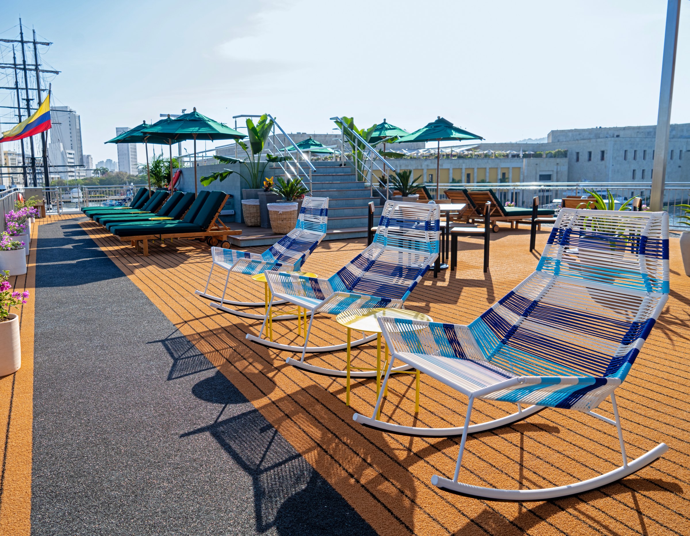 AmaMagdalena Sun Deck loungers