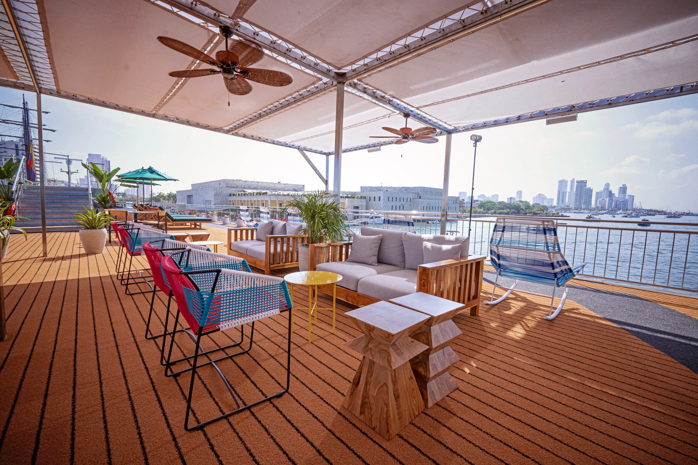 AmaMagdalena shaded Sun Deck