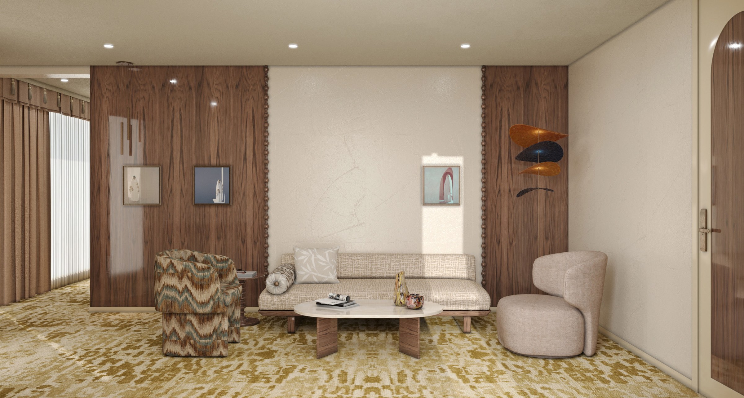 AmaNubia Category OS living area (rendering)