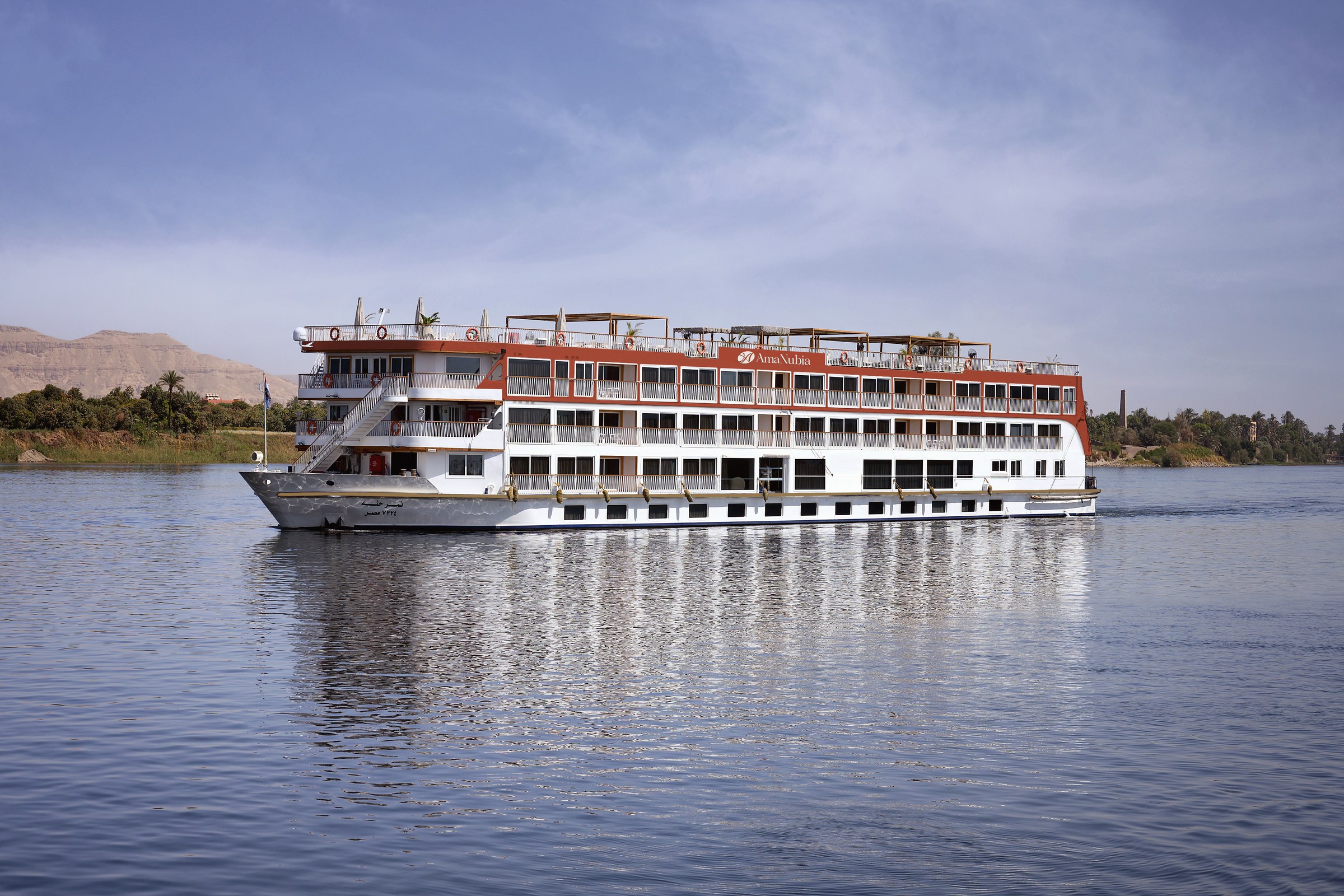 AmaNubia exterior on the Nile (rendering)
