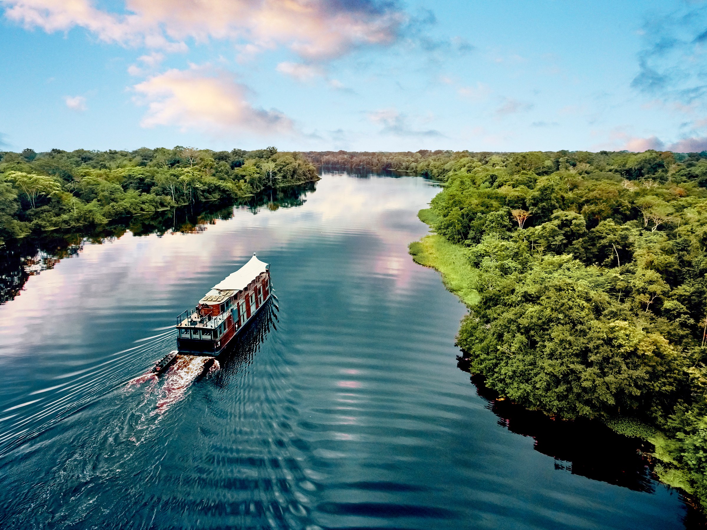Aria Amazon – on the Amazon, aerial view