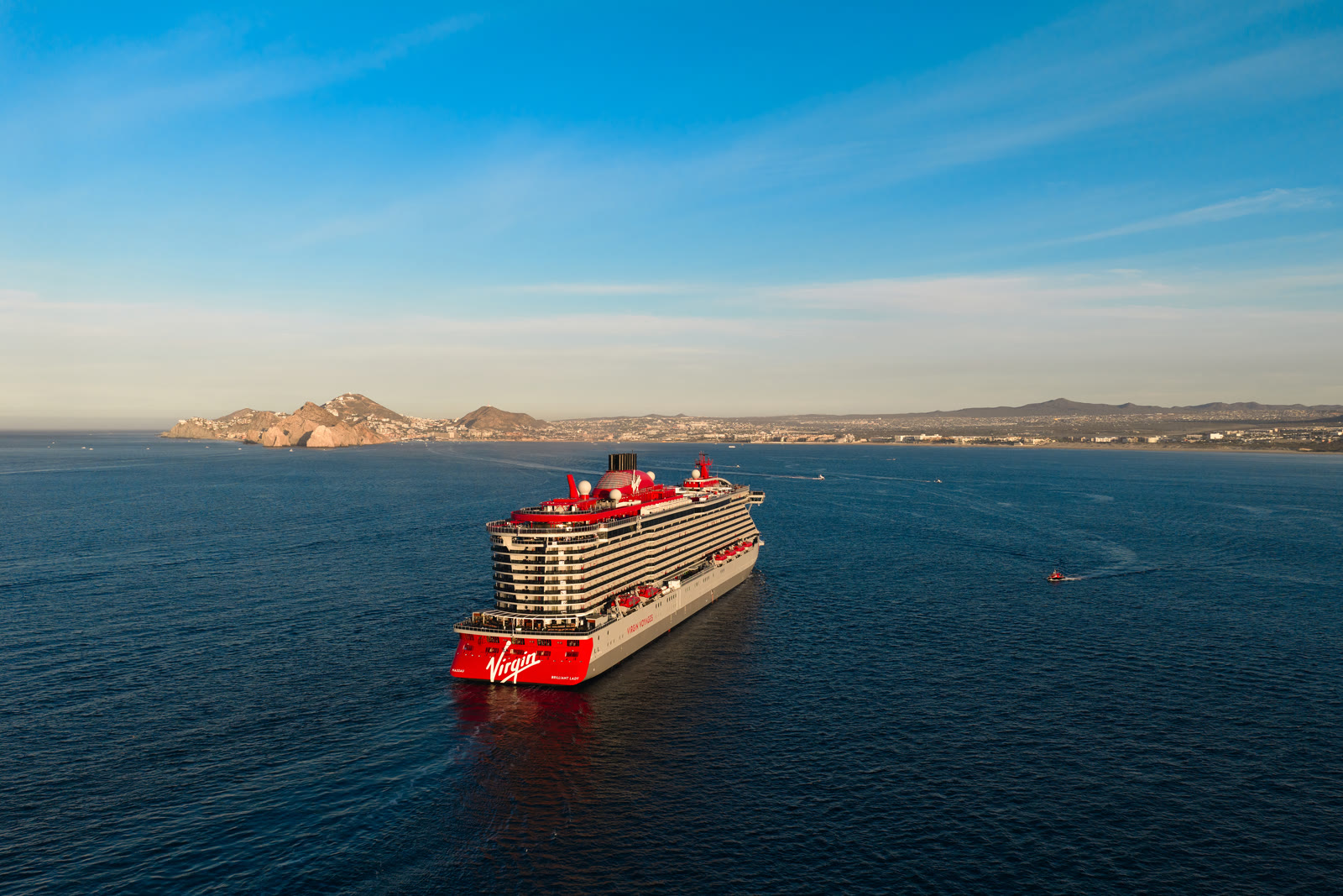Brilliant Lady near Cabo San Lucas in bright sun