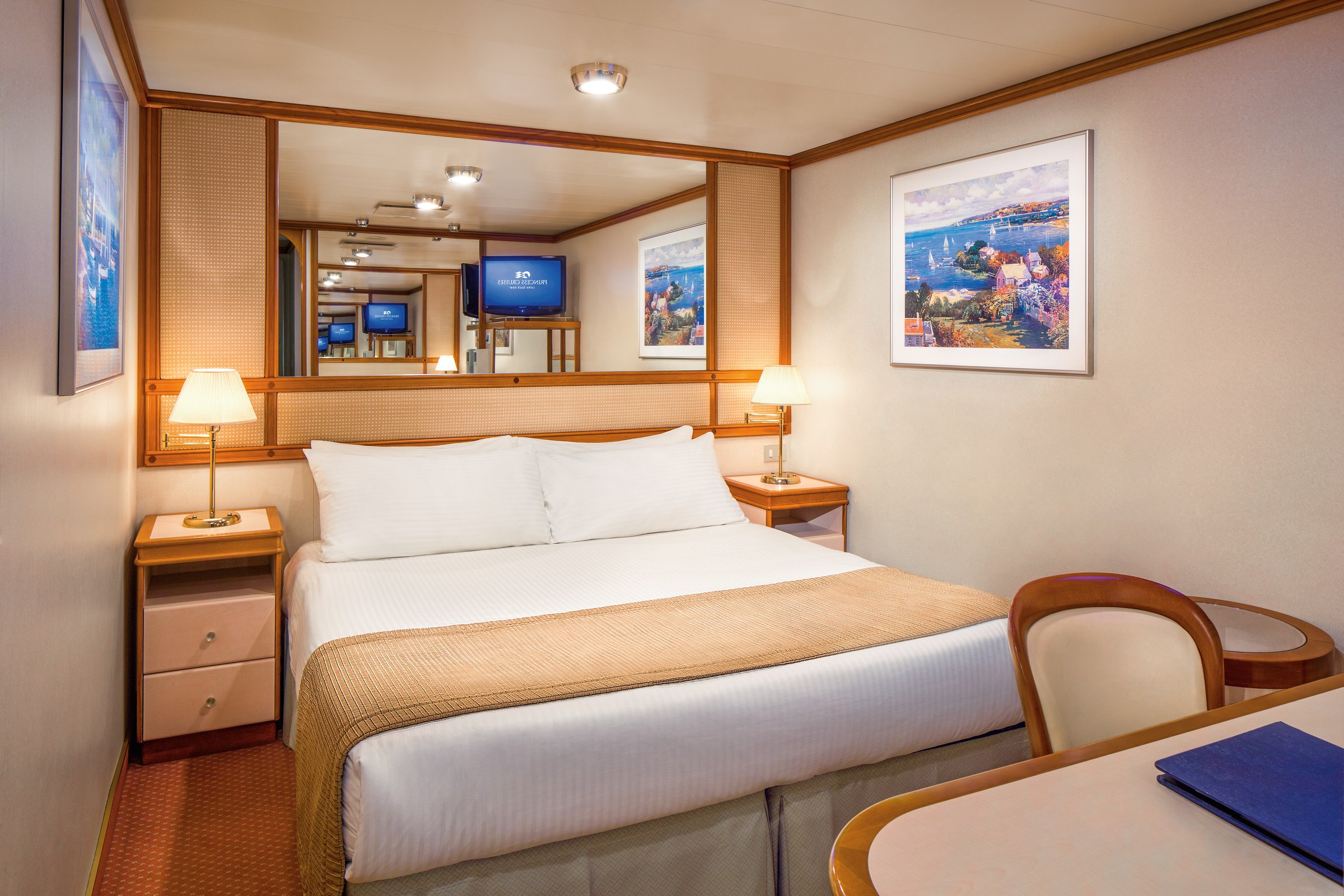 Caribbean Princess Interior stateroom