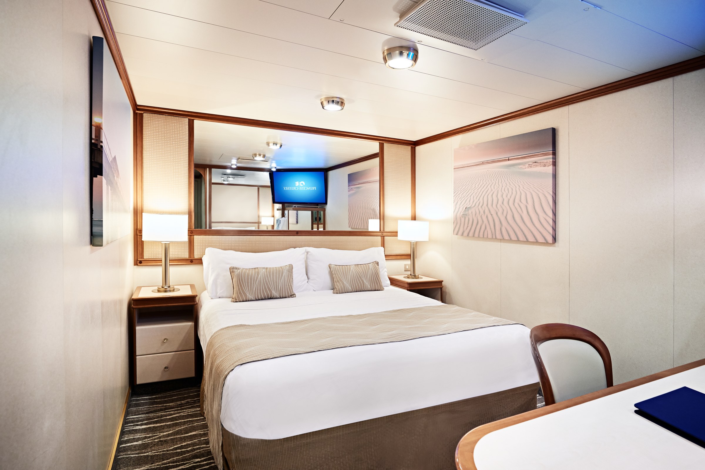 Caribbean Princess Interior stateroom