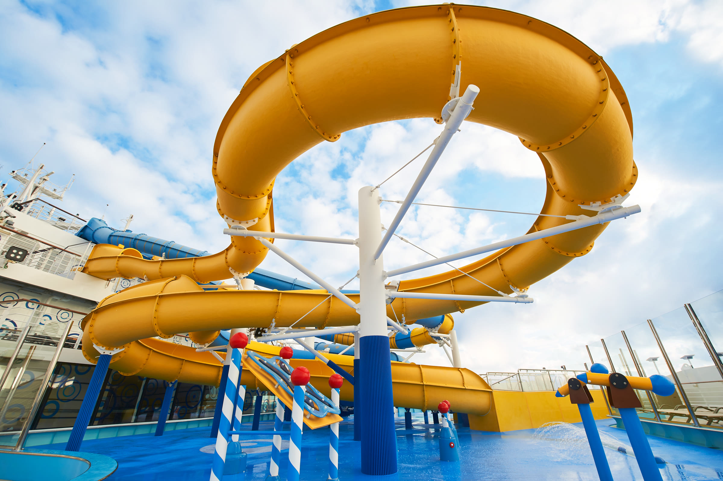 Sunny WaterWorks slides aboard Carnival Venezia