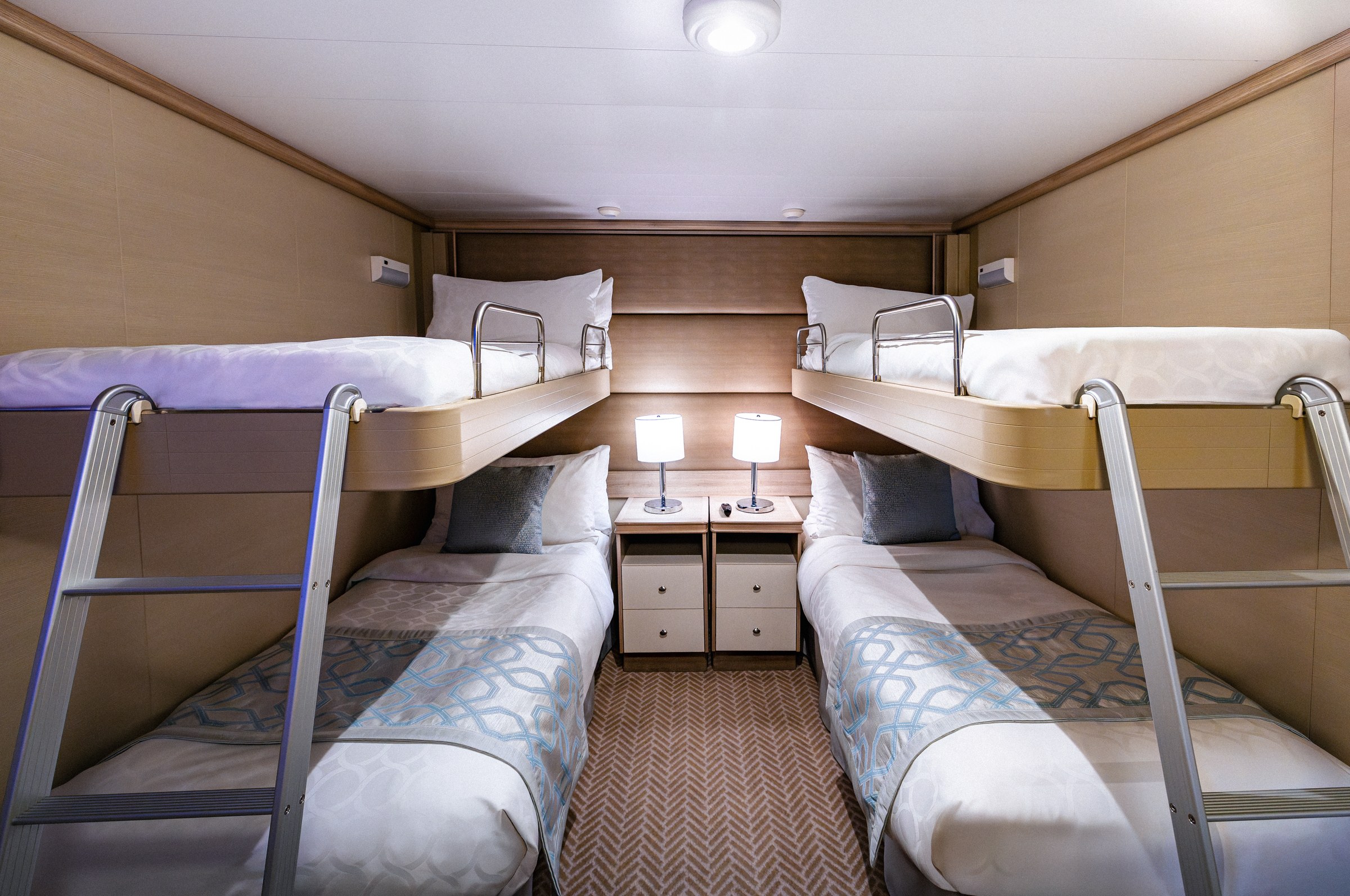 Discovery Princess Interior quad stateroom
