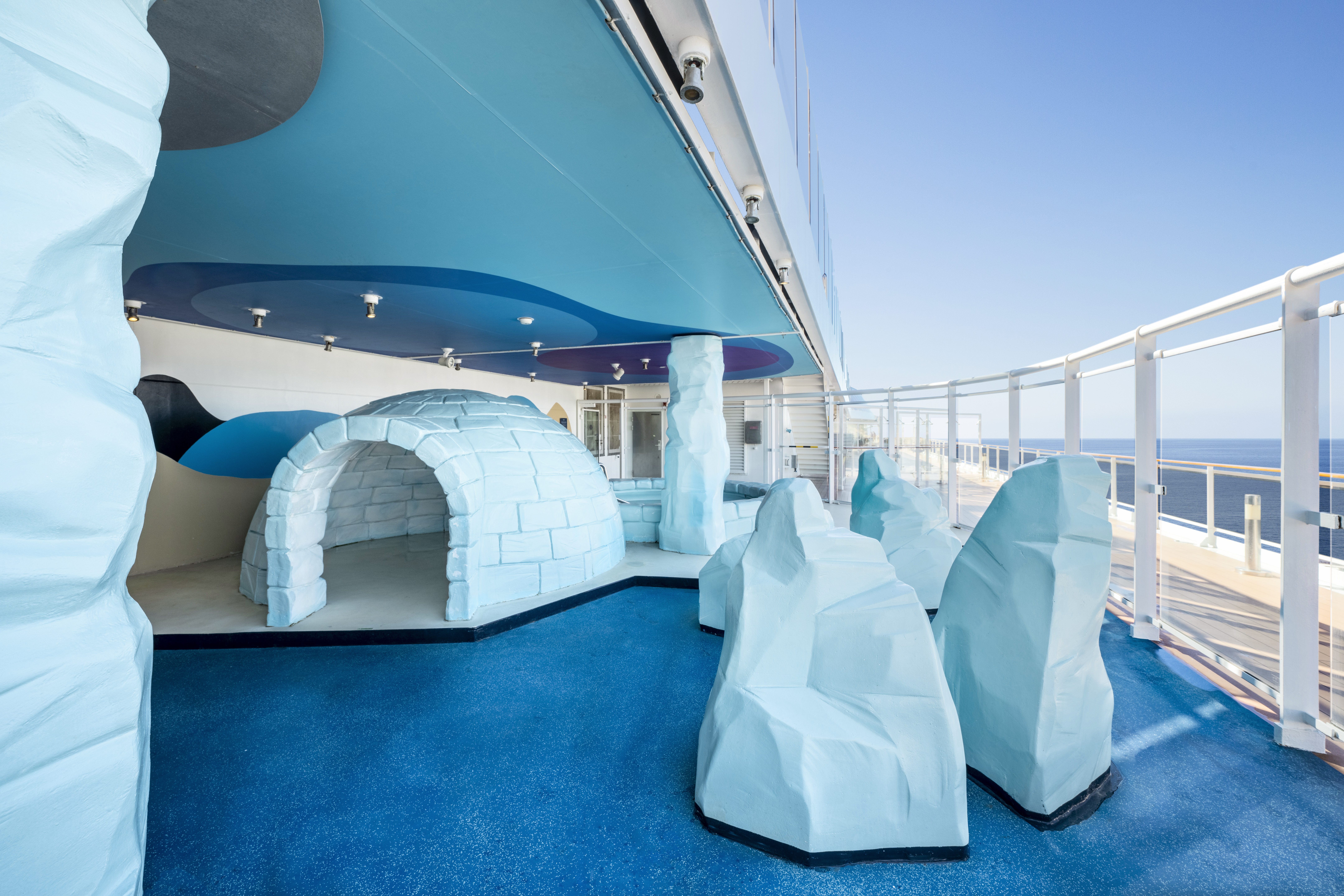 MSC Fantasia Polo Nord children's arctic-themed play area