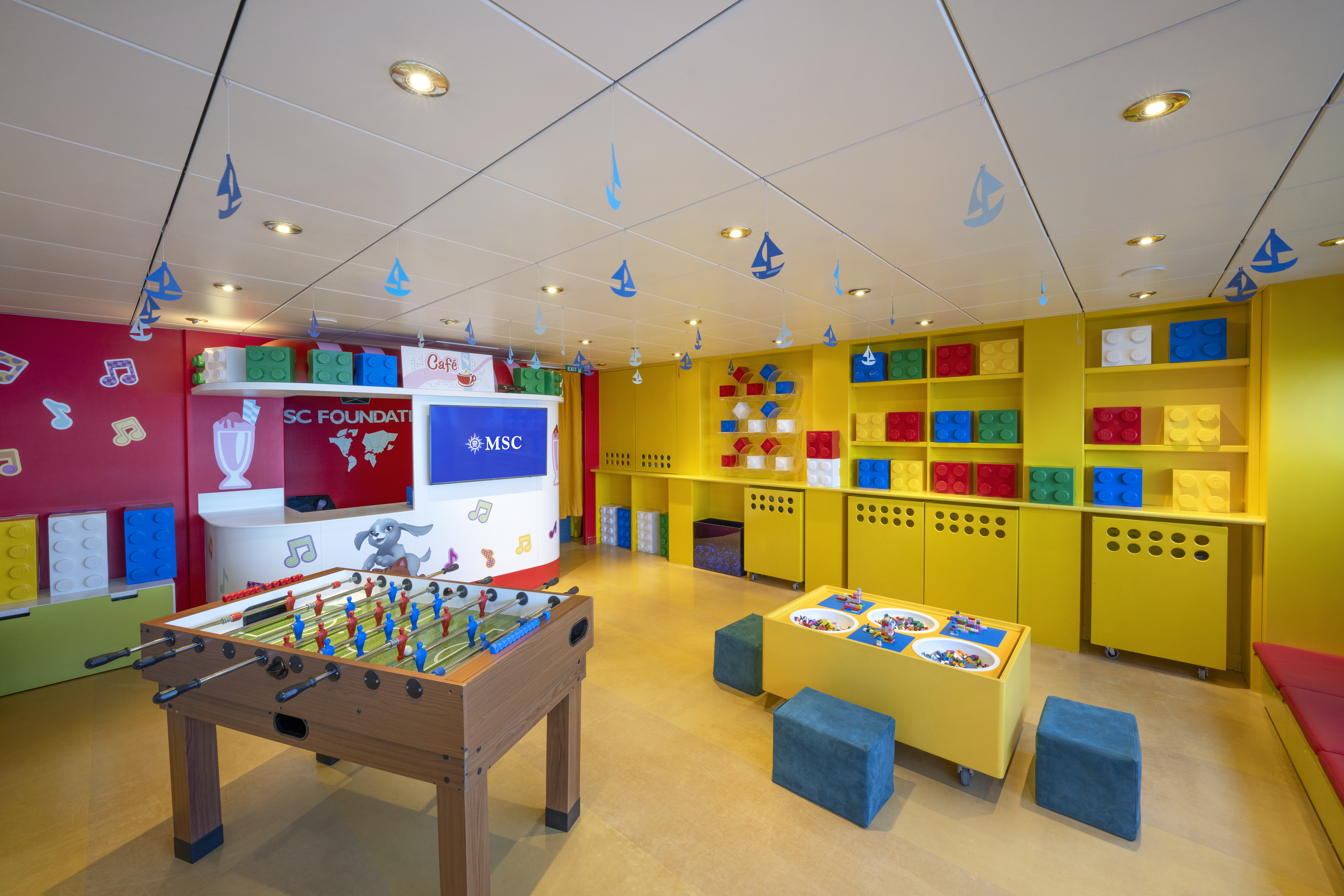 MSC Lirica Mini Club kids playroom