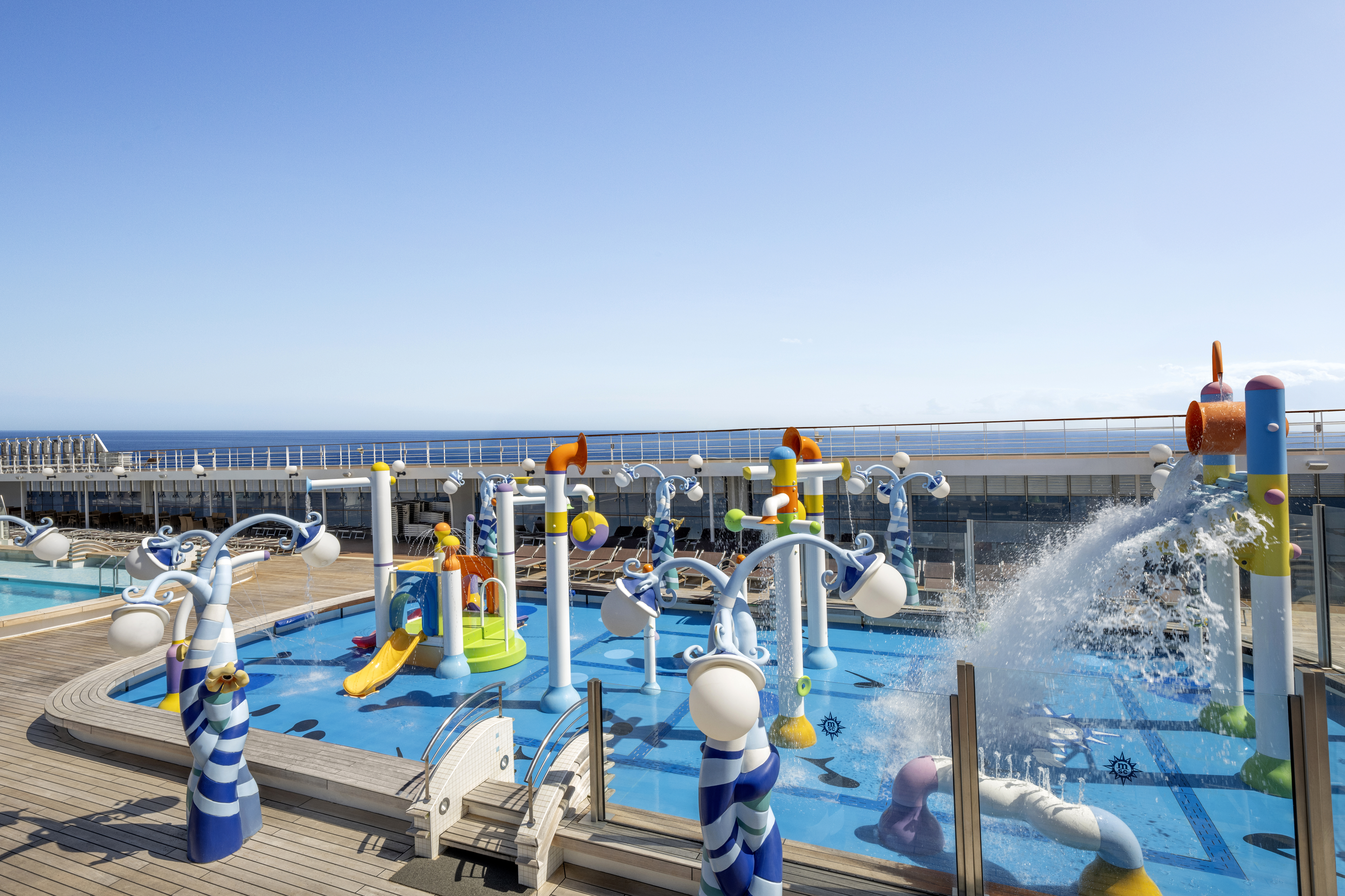 MSC Lirica Doremi Spray Park on sunny deck