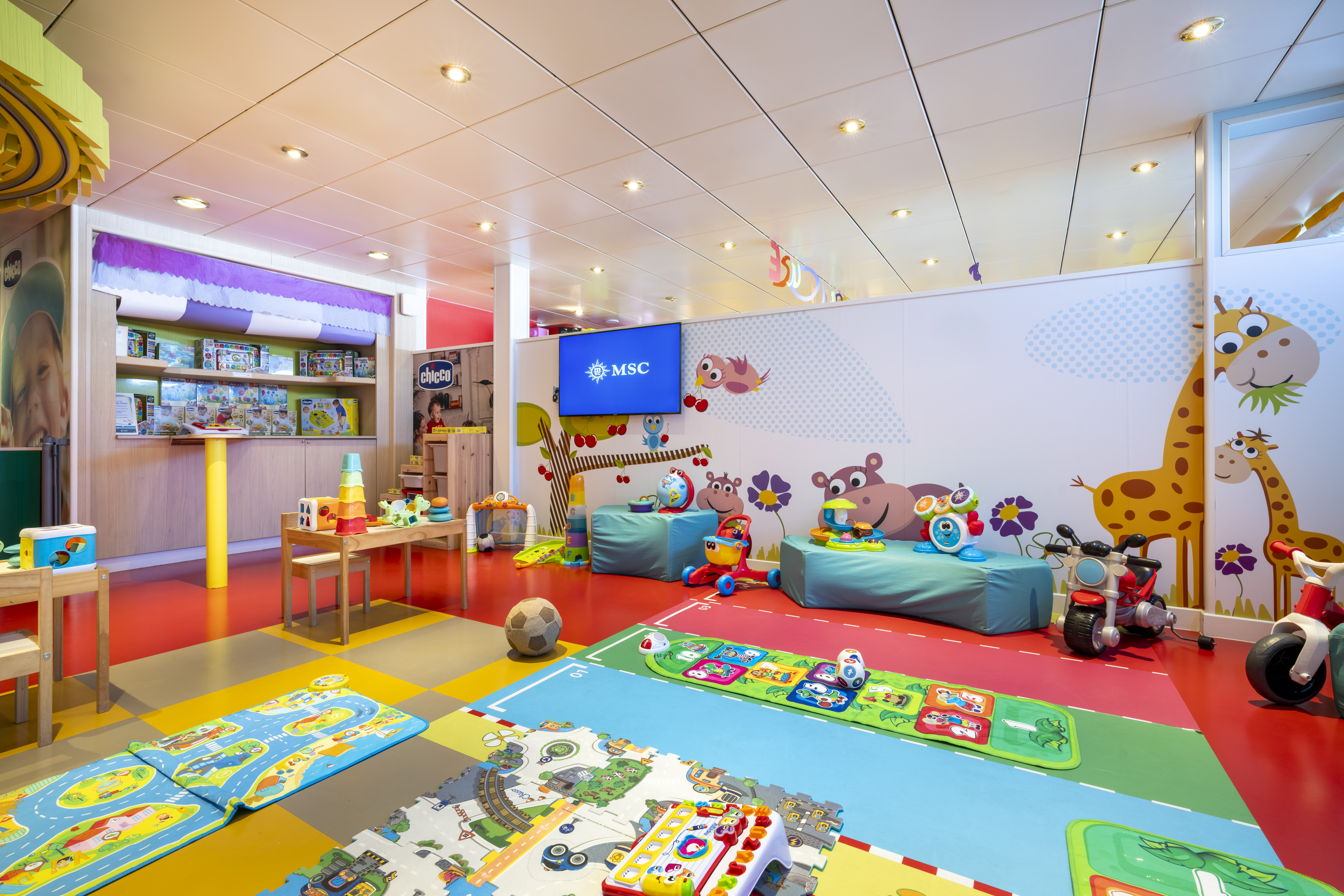 MSC Opera Baby Club kids playroom