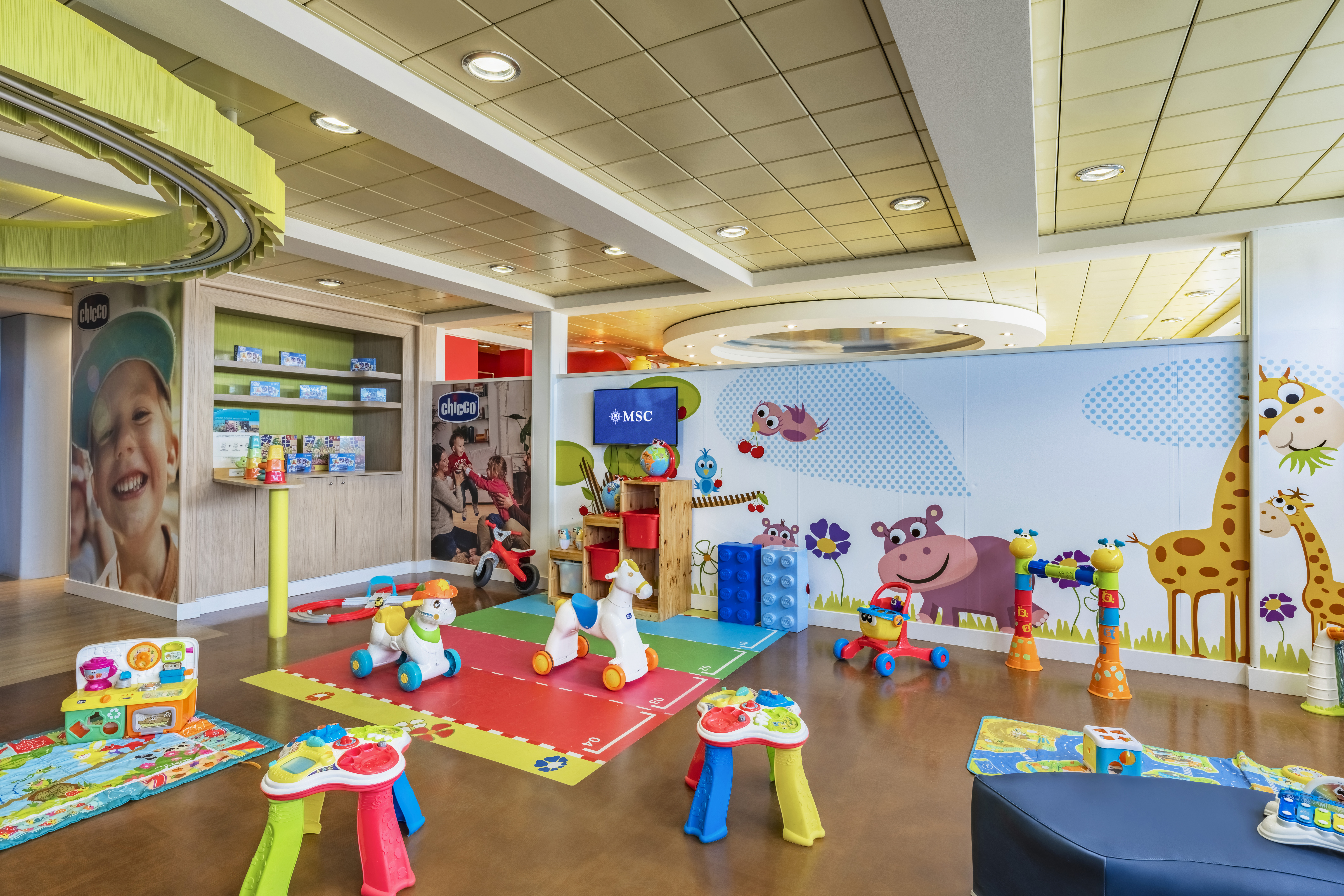 MSC Sinfonia Baby Club kids playroom