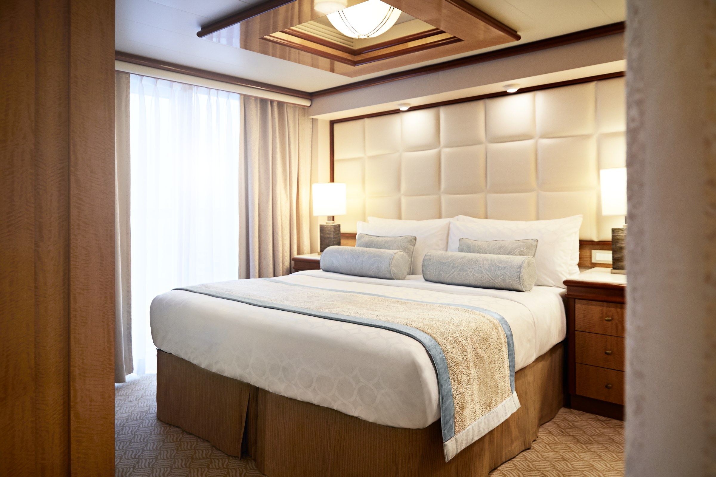 Royal Princess Stateroom with Princess Luxury Bed