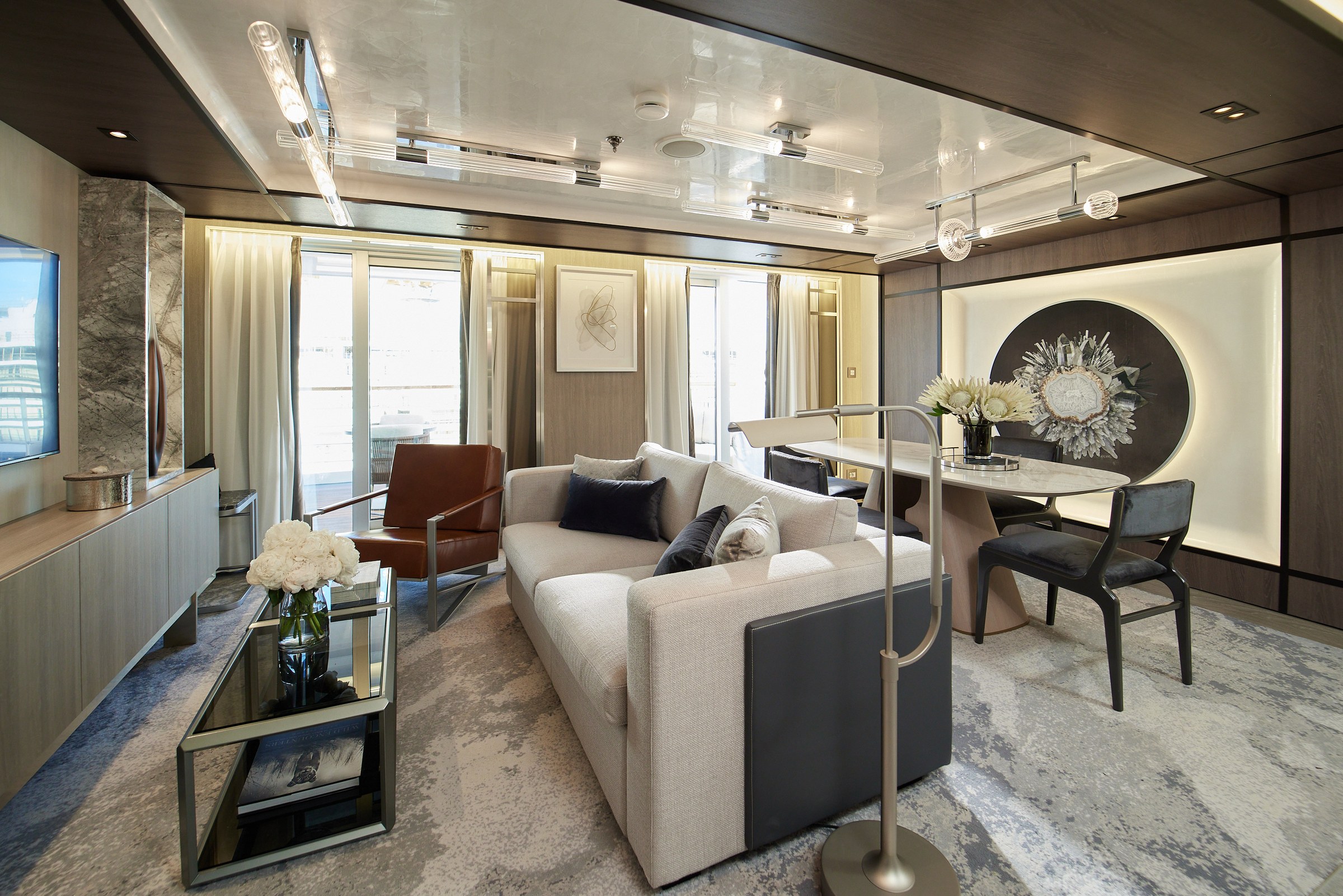 Seven Seas Grandeur – Suite Living Room
