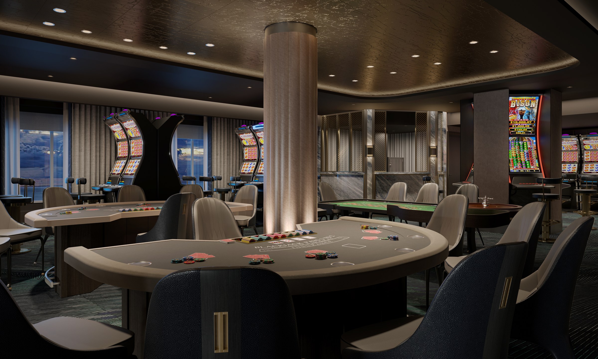 Seven Seas Prestige – Casino (rendering)