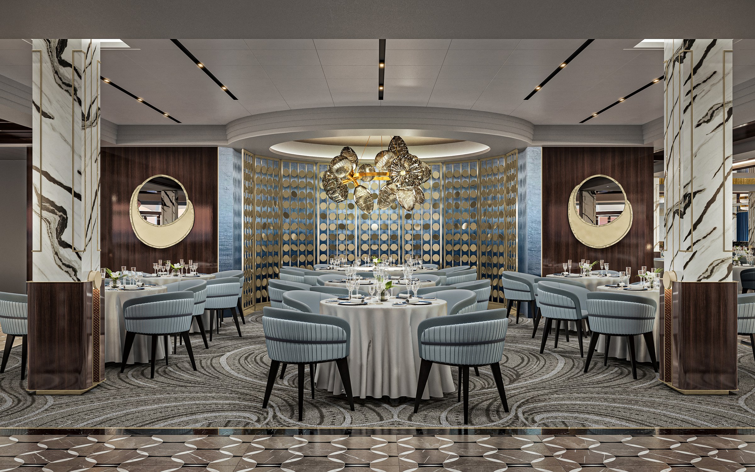 Seven Seas Prestige – Compass Rose (rendering)