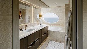 Seven Seas Prestige – Grand Suite (rendering)