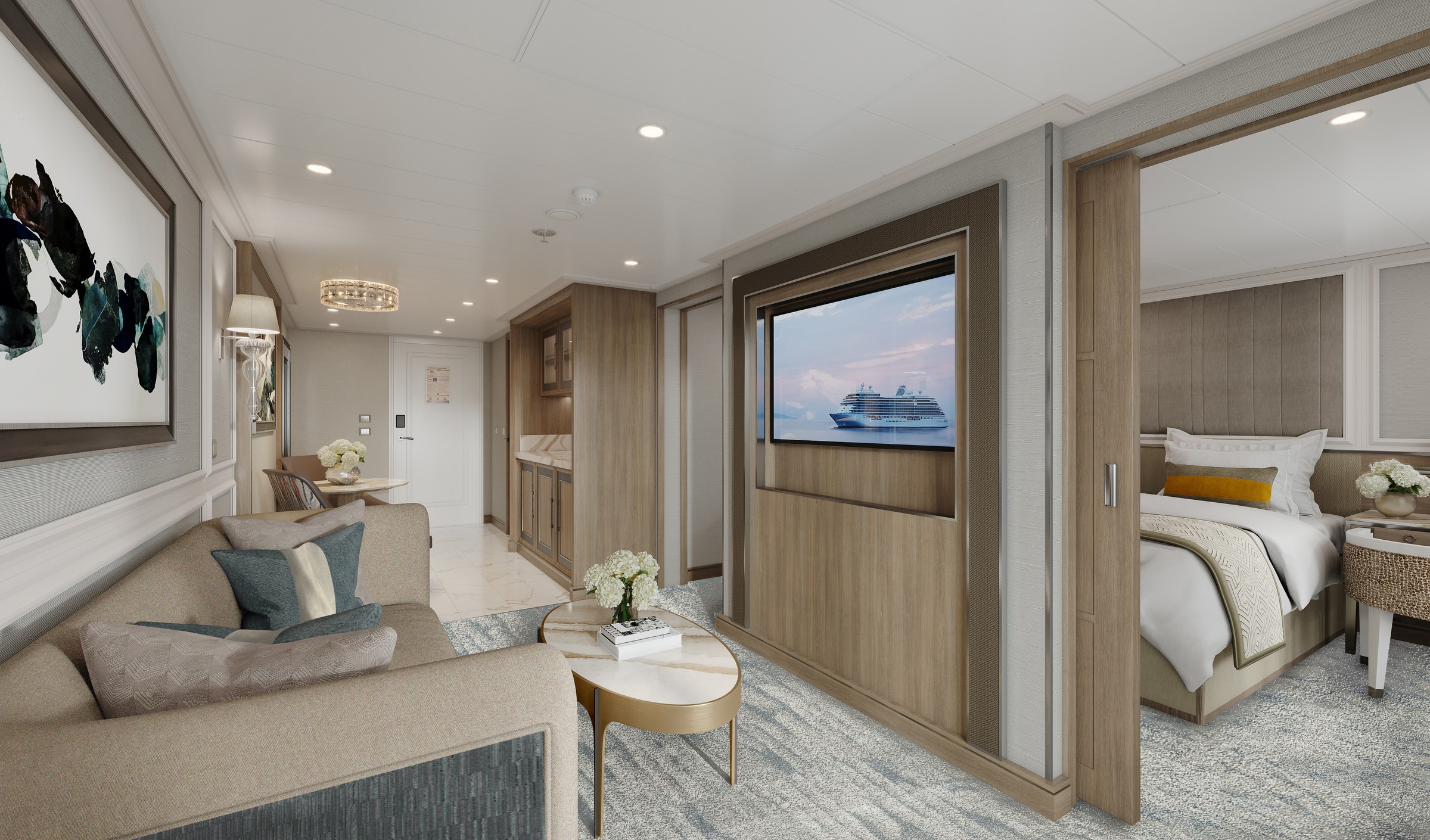 Seven Seas Prestige – Penthouse Suite (rendering)