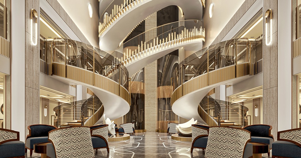Seven Seas Prestige – Starlight Atrium (rendering)