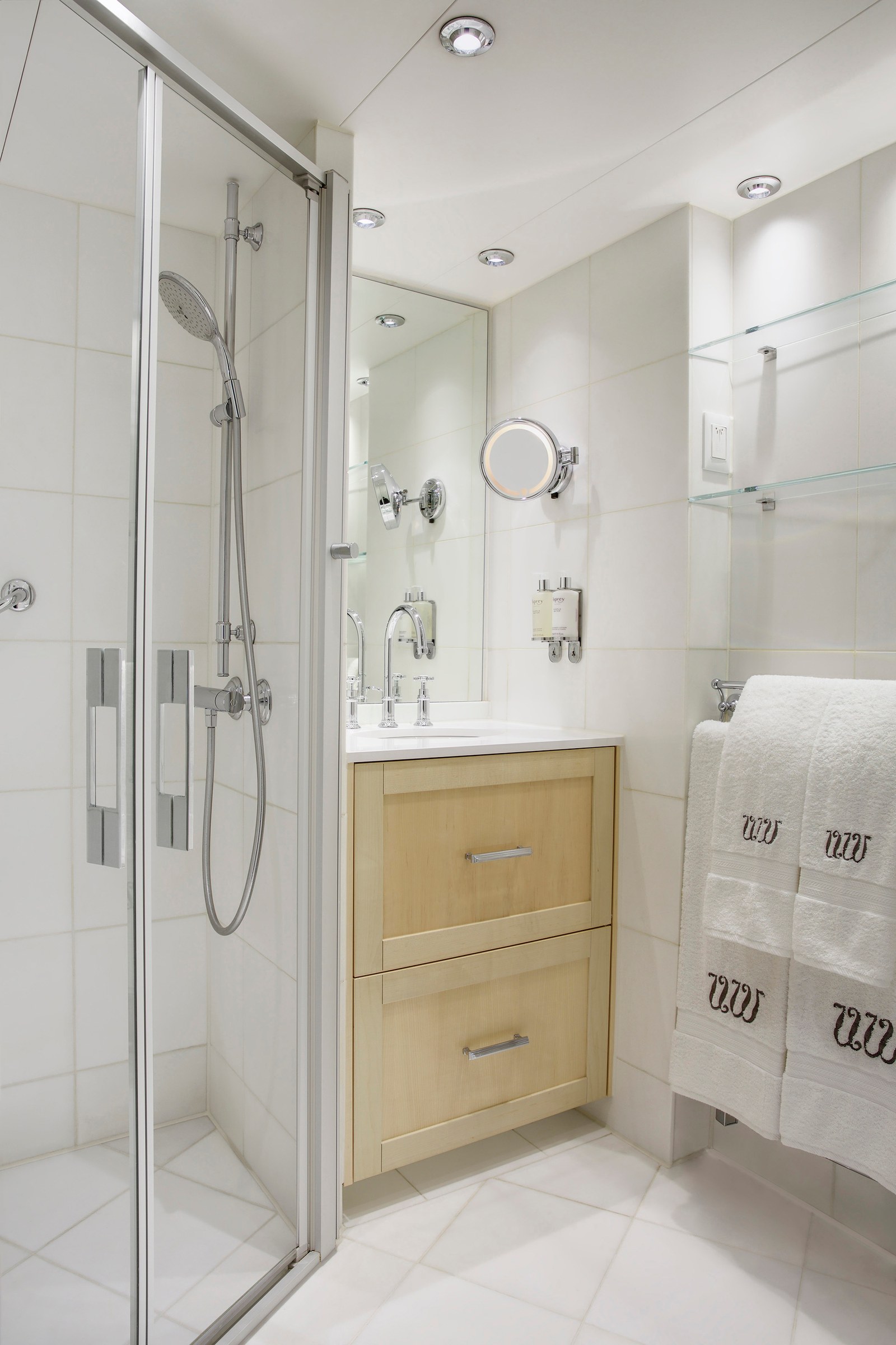 S.S. Beatrice – stateroom bathroom