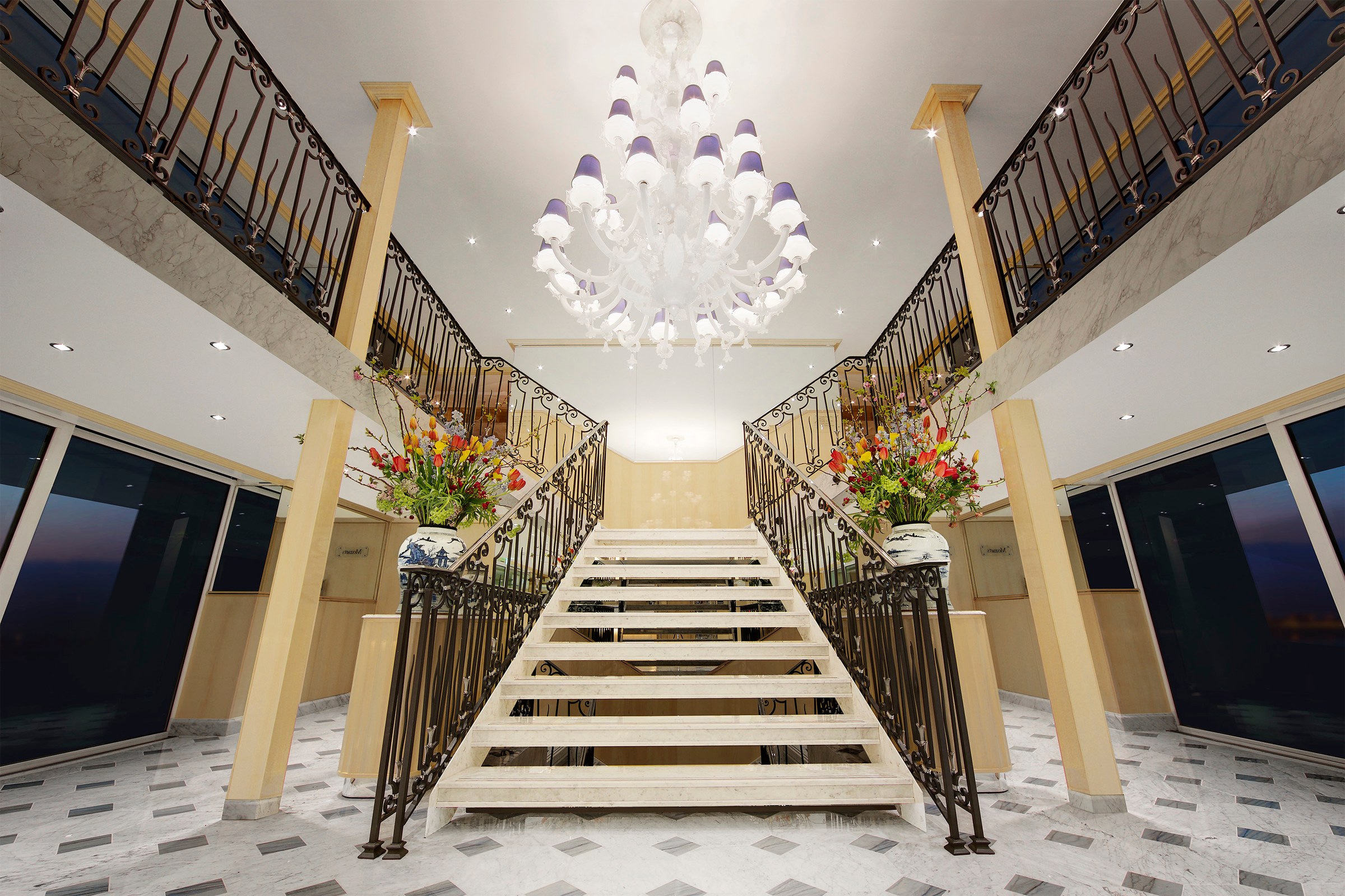 S.S. Beatrice – Lobby staircase