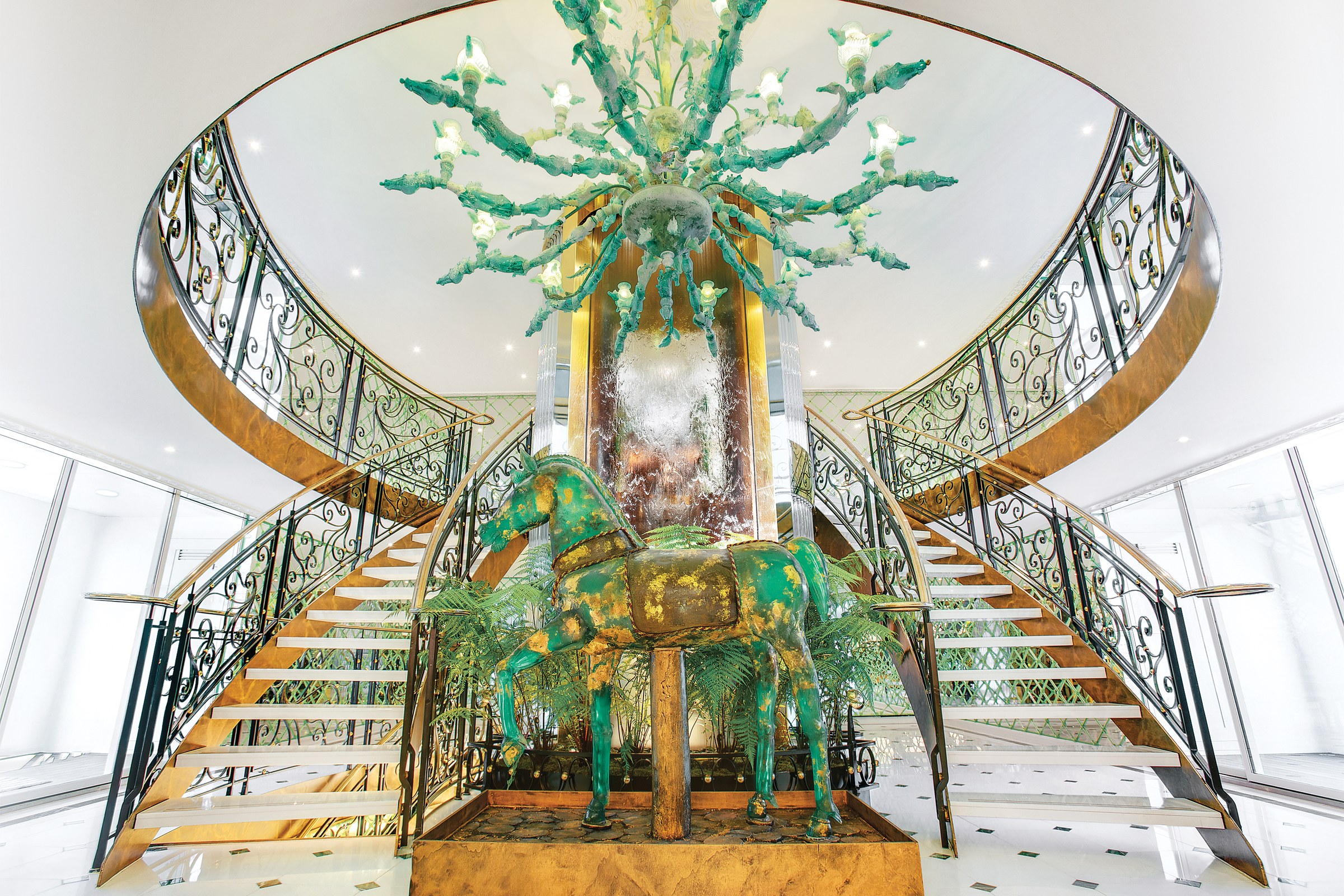 S.S. Catherine – Lobby staircase