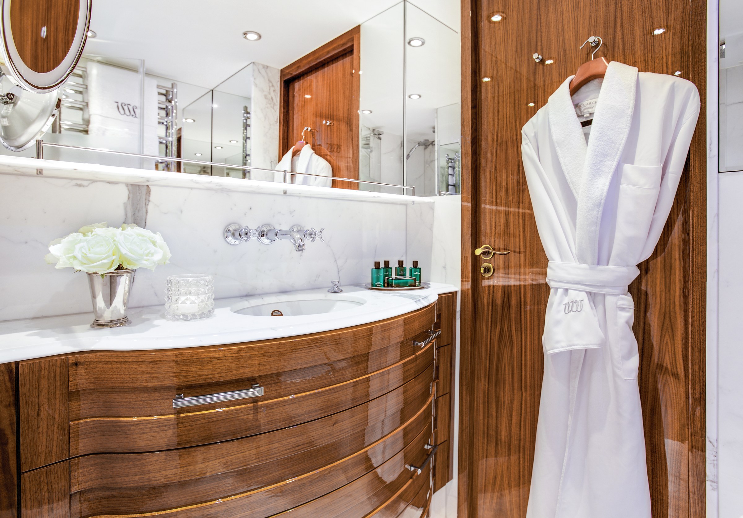 S.S. Joie de Vivre – stateroom bathroom