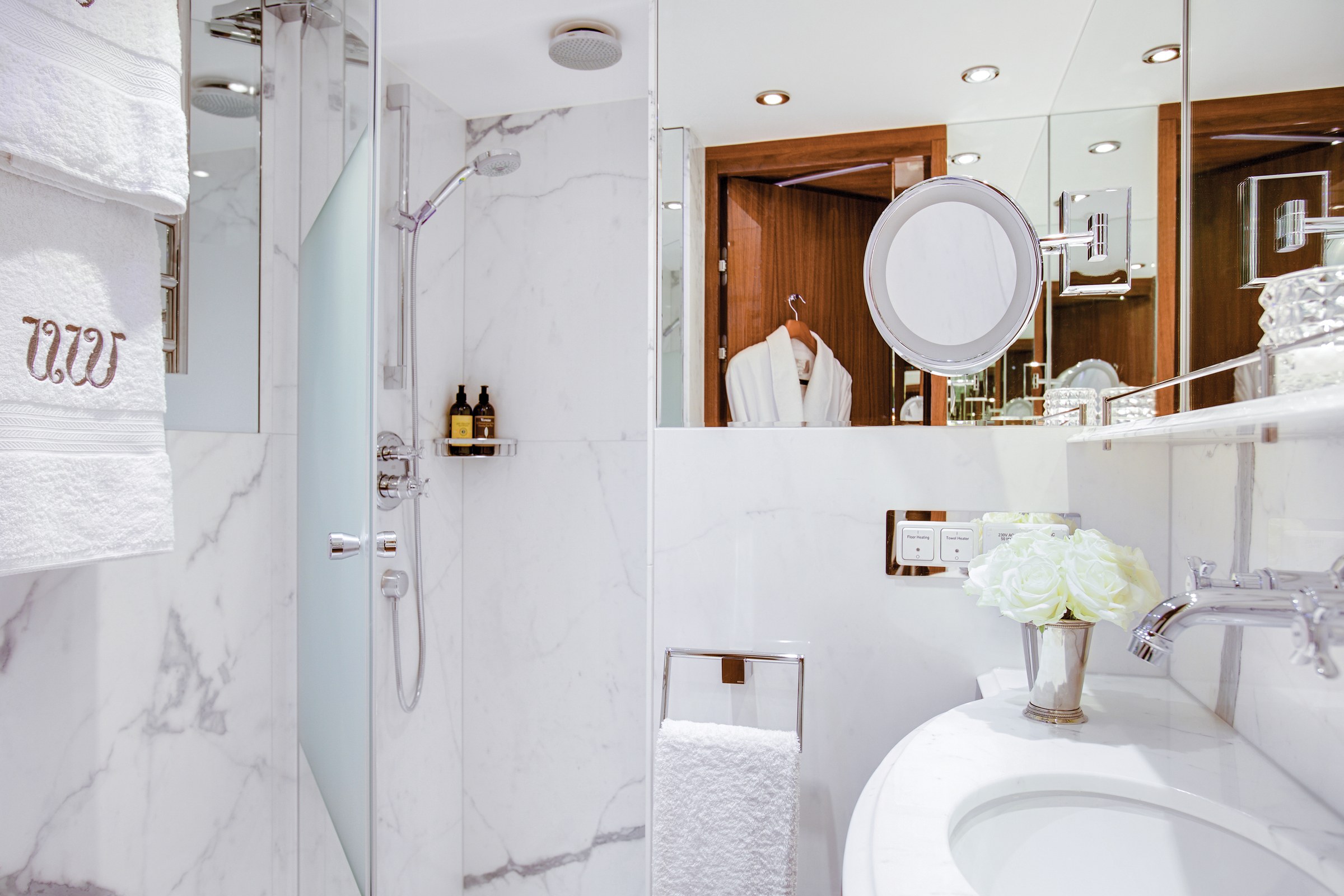 S.S. Joie de Vivre – stateroom bathroom