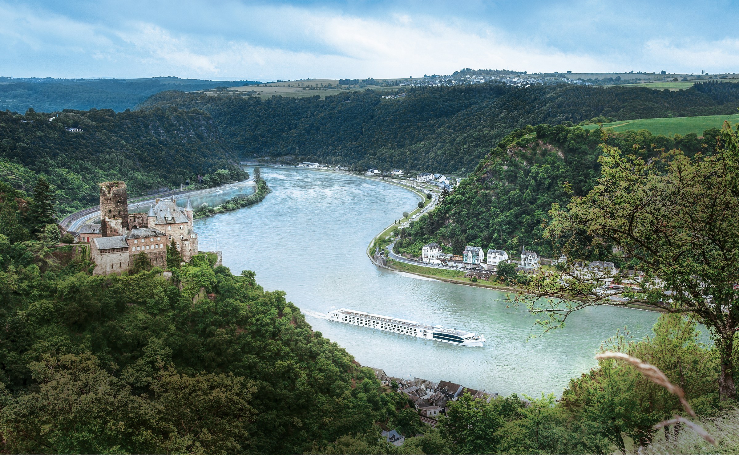S.S. Maria Theresa – river valley view