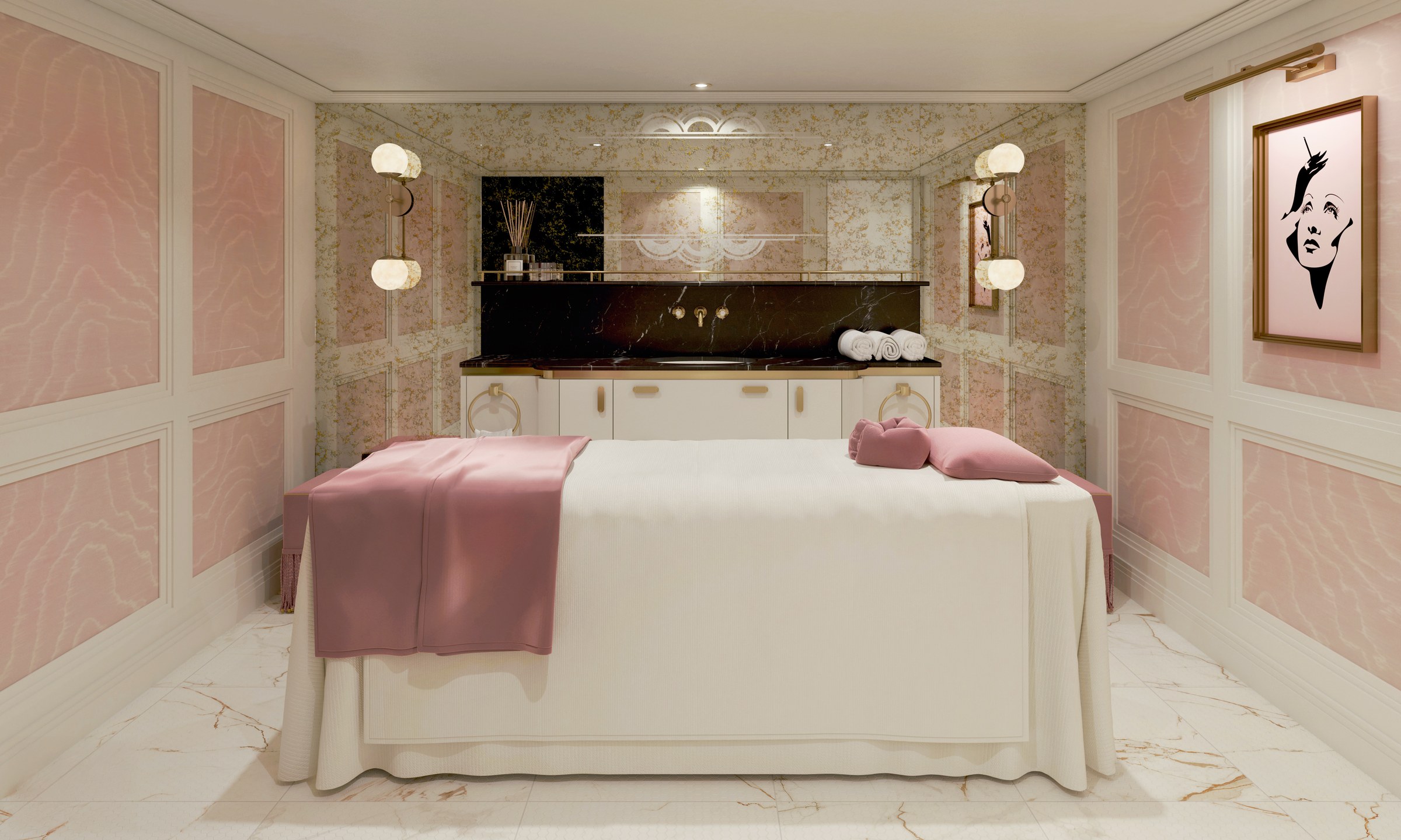 S.S. Marlene – Massage room (rendering)