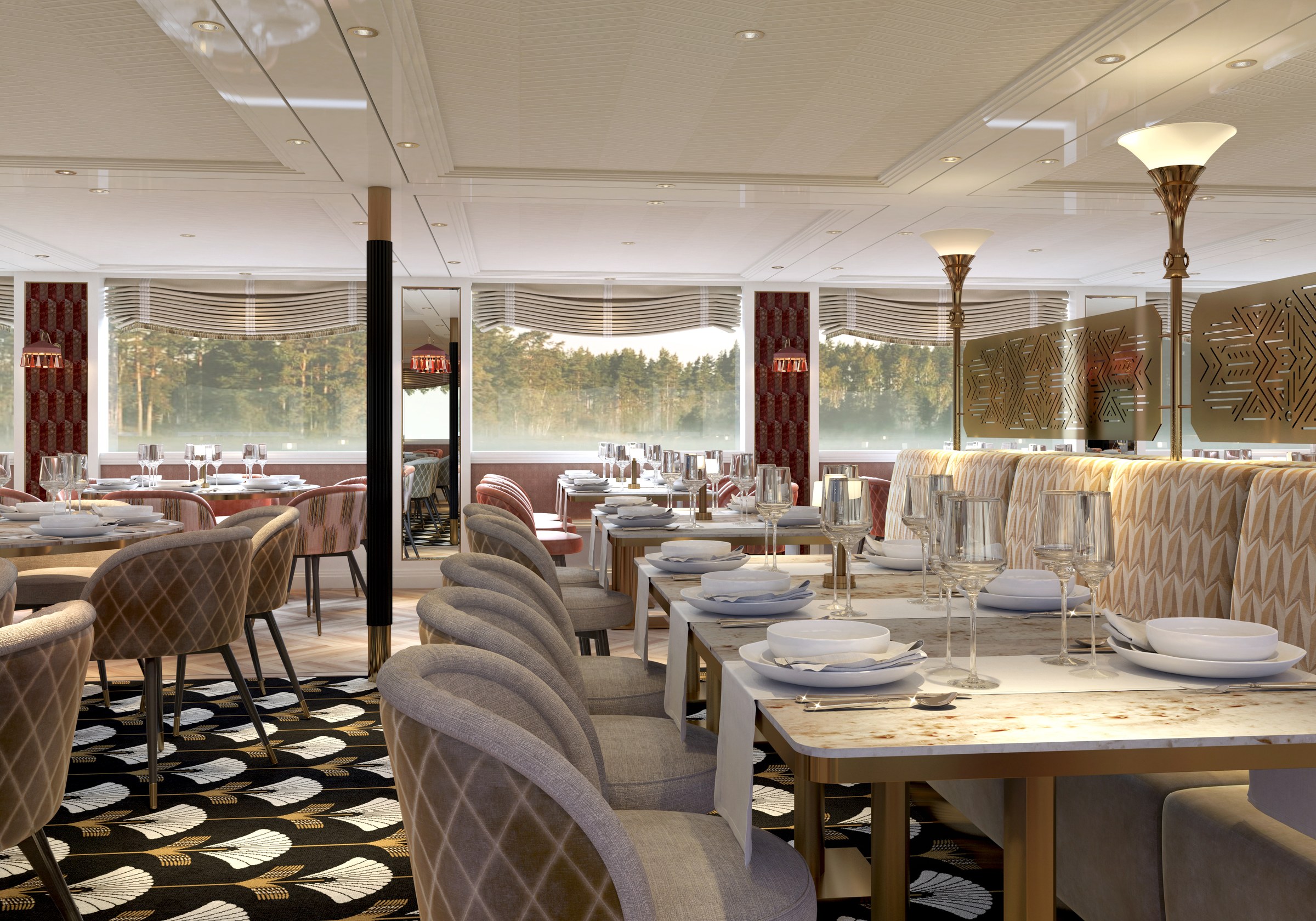 S.S. Marlene – Restaurant (rendering)