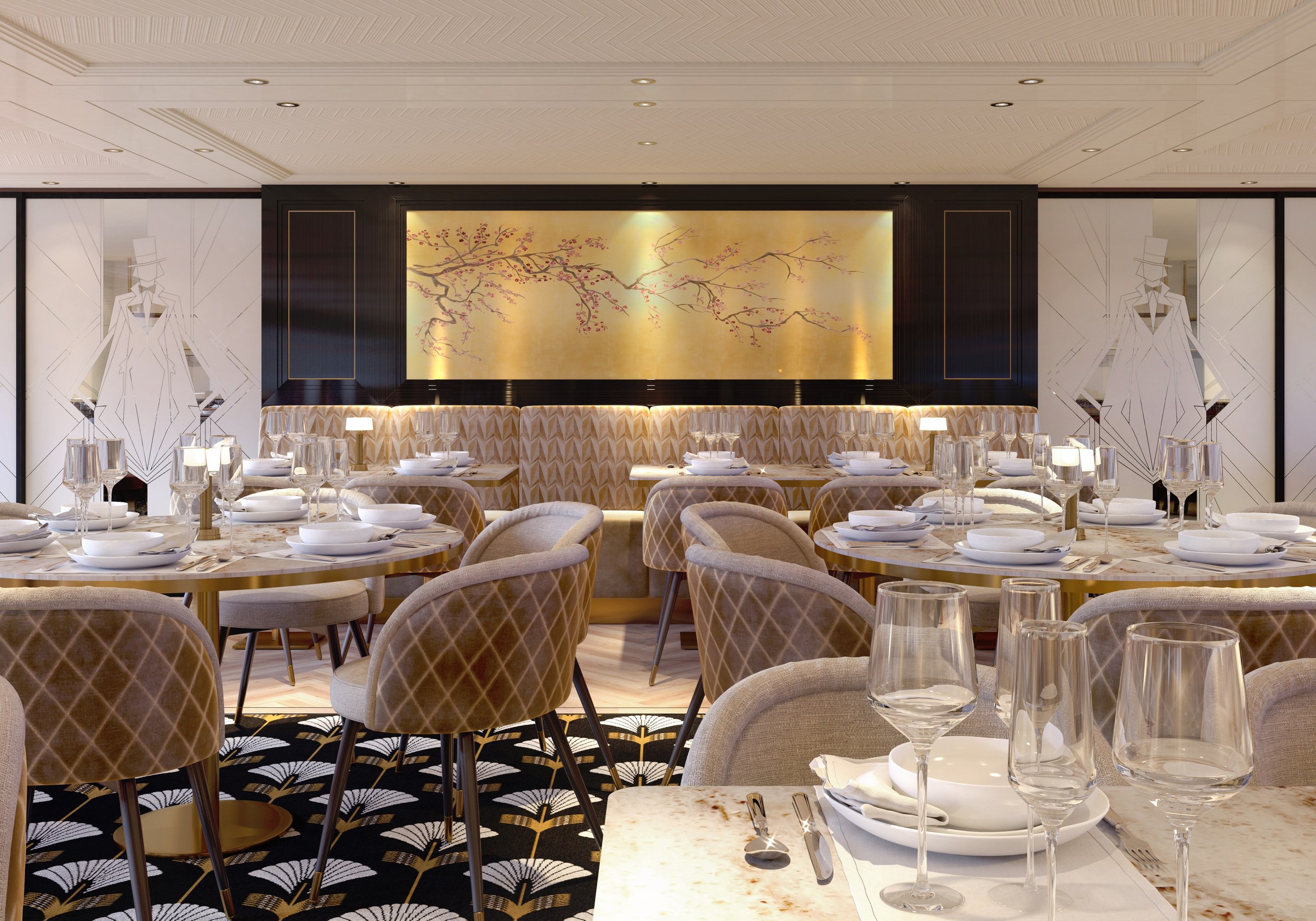 S.S. Marlene – Restaurant (rendering)
