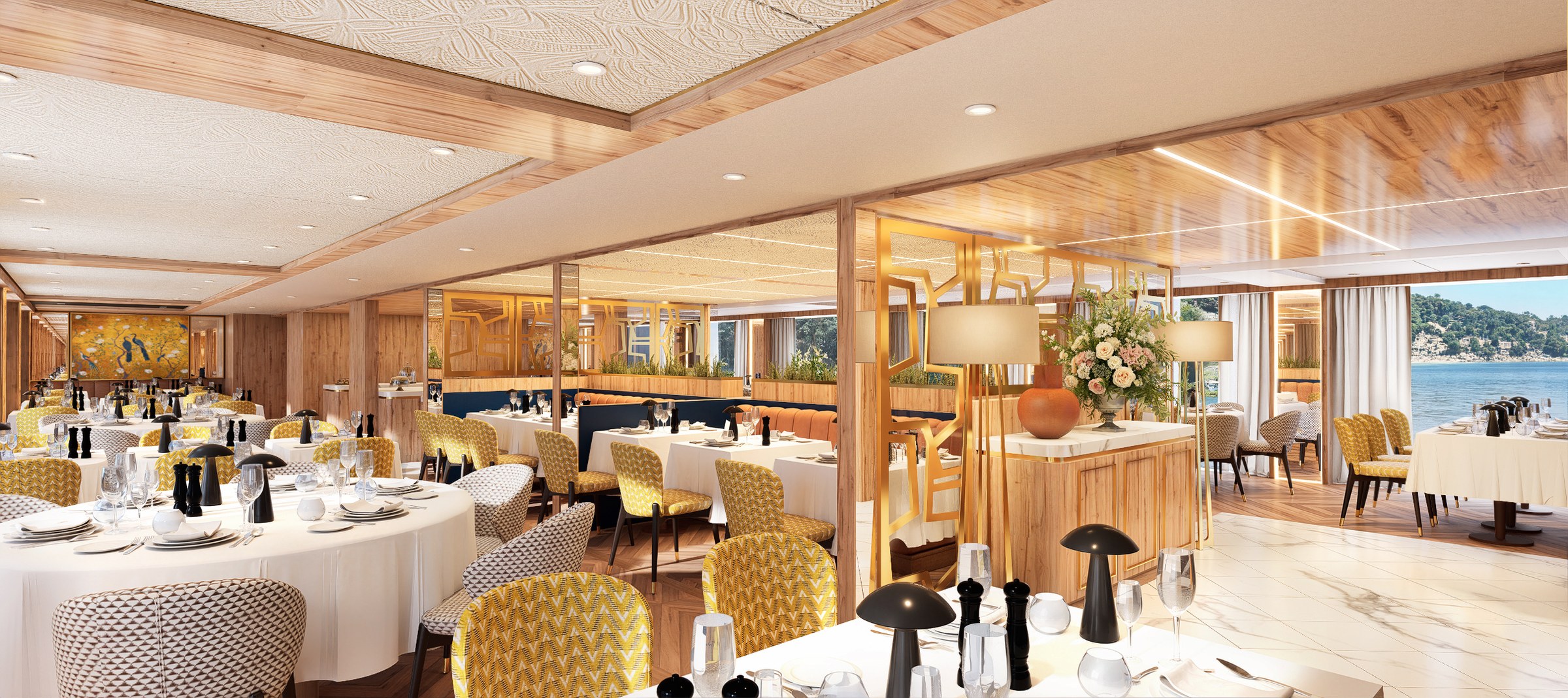 S.S. São Rafael – Restaurant (rendering)