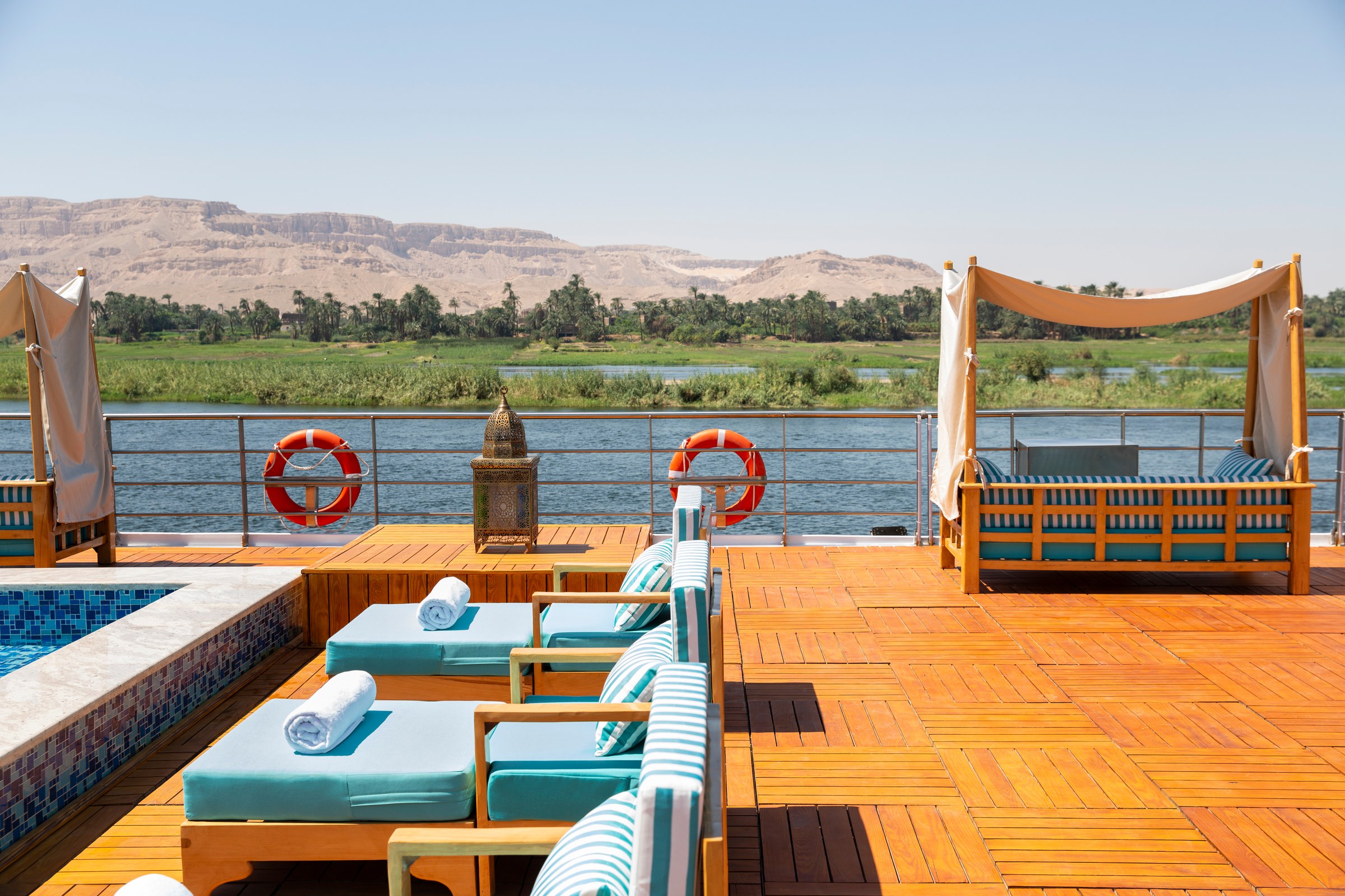 S.S. Sphinx – Sun Deck cabanas