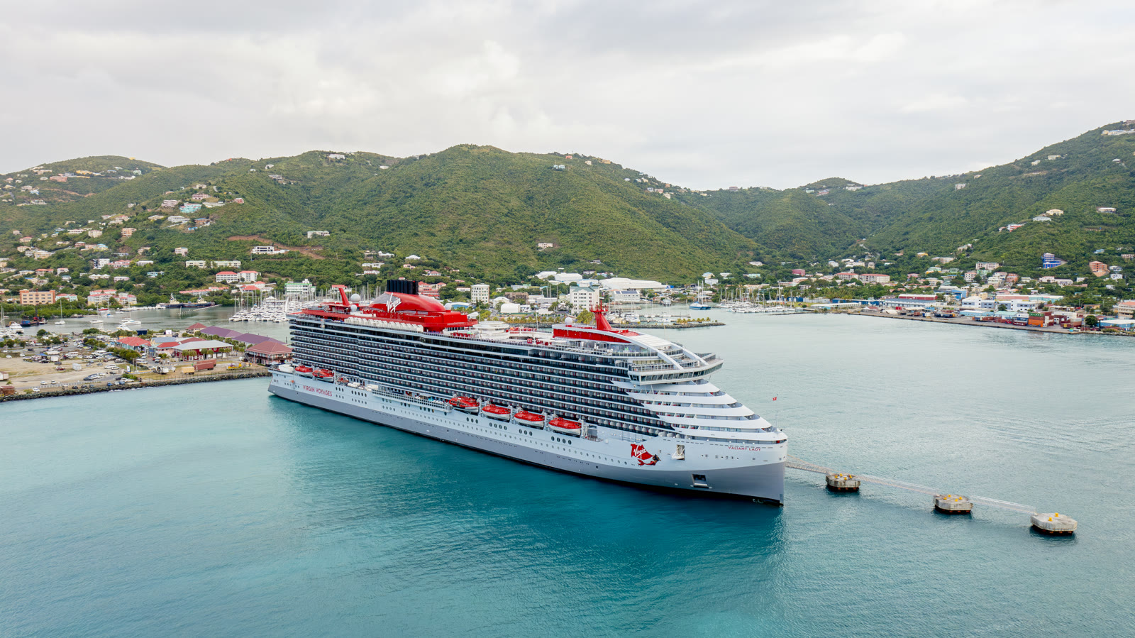 Valiant Lady in British Virgin Islands, sunny destination